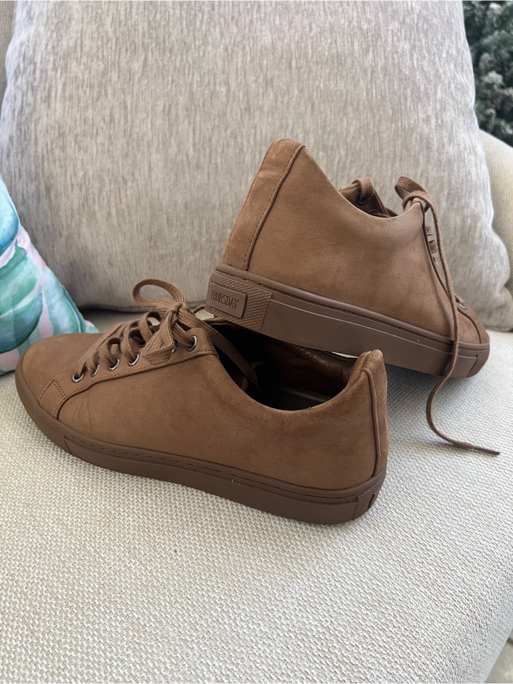Thursday Everyday Men's Brown Low-Top Sneaker Unisex (Hand Made)